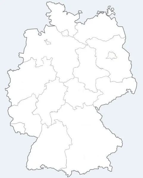 Mapa de Alemania